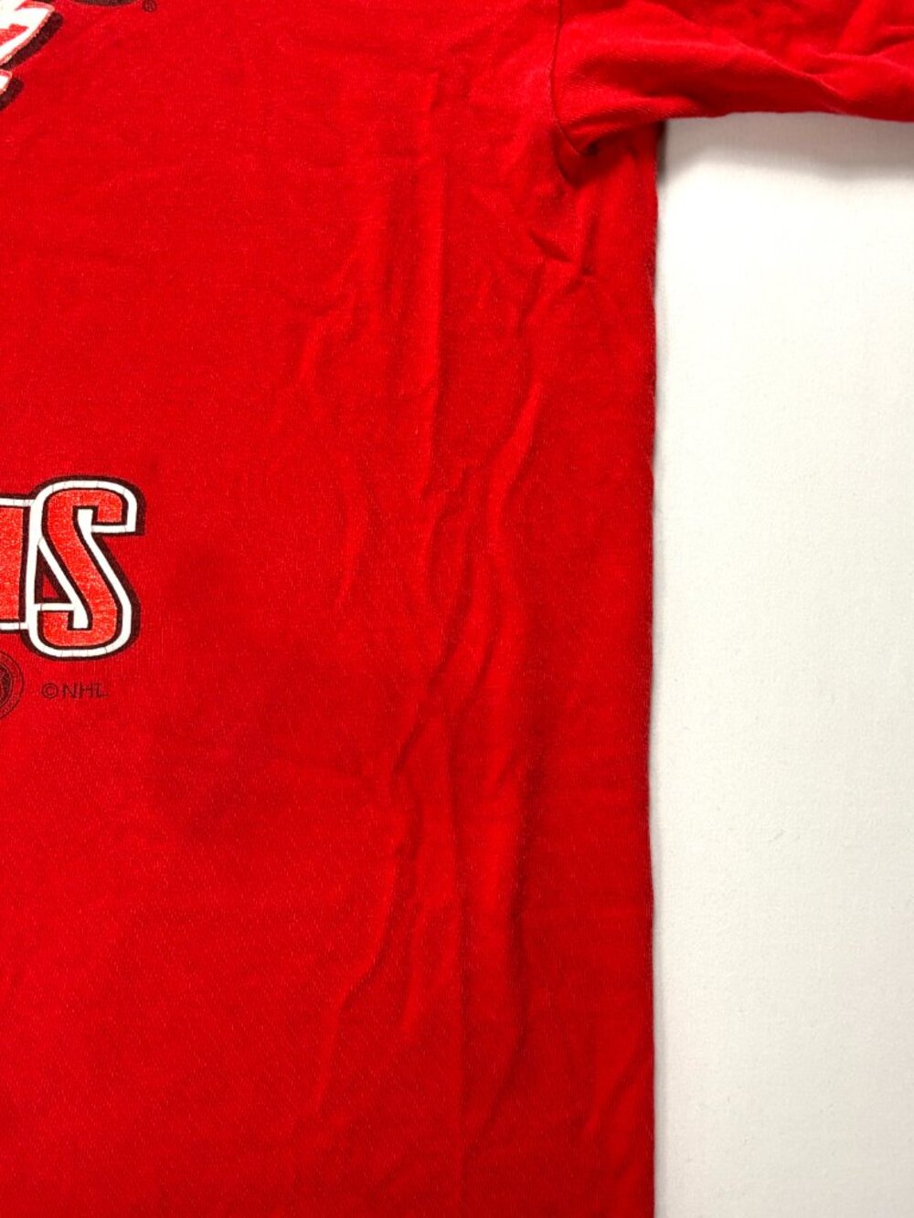 Vintage Detroit Red Wings 2002 Stanley Cup T Shirt Red Sz XL NHL Champions - Picture 6 of 10